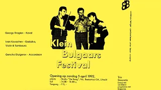 TRIO STACCATO - Bulgarian Ethnic Music (Concerts & Workshops) in Holland 1992.