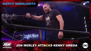 Jon Moxley Attacks AEW World Champion Kenny Omega on AEW Dynamite