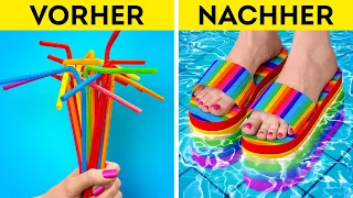 WOW! REGENBOGEN🌈 DIYs MIT HEIßKLEBER, 3D-STIFT, EPOXID-HARZ