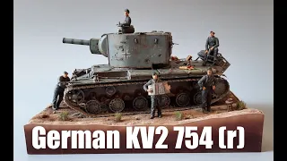 Trumpeter 1/35 KV2 754 (r) Build & Diorama