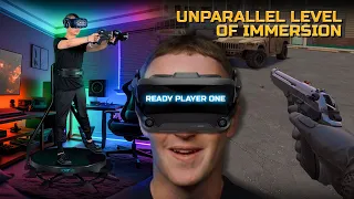 VR Omni Directional Treadmill - it's INSANE!