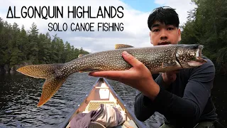 Algonquin Highlands │ Solo Canoe Fishing Trip │ Backcountry Camping