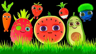 Tickle Tickle - Funky Fruits Baby Sensory | Fun Video with Music!