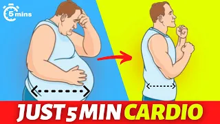 Full Body 5 Min Cardio To Lose FAT At Home | CARDIO WORKOUT