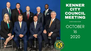 Kenner City Council Meeting 10/16/2020