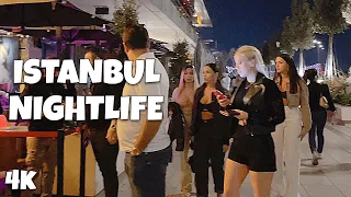 [4K] 🦊 Istanbul Walk Nightlife from Karakoy to Galataport : Walking Tour