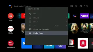 How to use TCL Android TV USB media player.