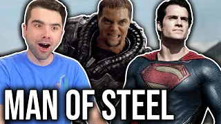 MCU FAN watches MAN OF STEEL (2013) Movie Reaction FIRST TIME WATCHING!