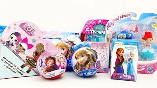 Распаковка игрушек Холодное сердце Sweet box Frozen Принцессы Диснея Disney Princess LOL Пеппа