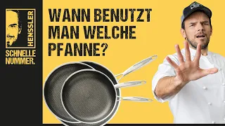 Wann benutzt man welche Pfanne? | Hensslers Anleitungen, Tipps & Tricks