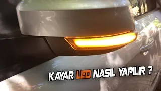 Ayna Kayar Ledi Nasıl Yapılır ? / Ford Focus Ayna Kayar Led & Test !