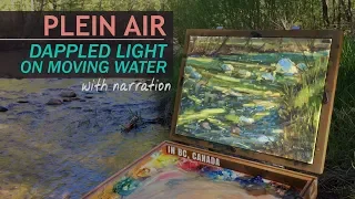 Plein Air Painting Dappled Light on Moving Water