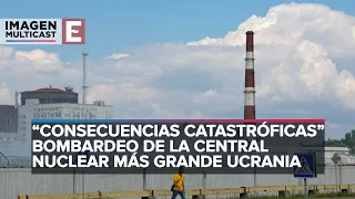 Rusia culpa a Ucrania de ataques contra planta nuclear de Zaporiyia