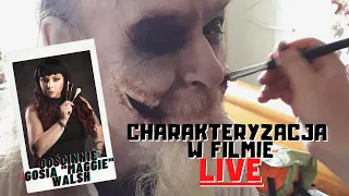 🔴Charakteryzacja w filmie - Gość specjalny GOSIA "Maggie" WALSH | LIVE