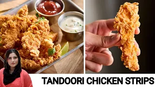 Tandoori chicken strips|   Crispy Strips | Chicken Strips with sauce