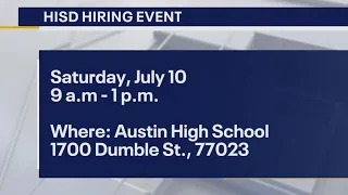 Houston ISD teacher hiring event