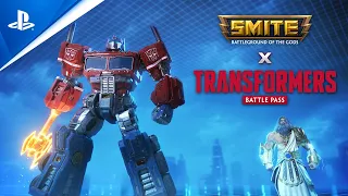 Smite - Transformers Battle Pass Trailer Reveal | PS4