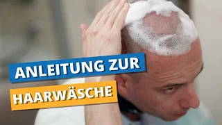 Haare waschen nach Haartransplantation ►Anleitung zur Haarwäsche◄