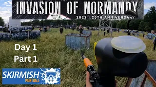 2022 Invasion of Normandy Day 1 Part 1 | Skirmish Paintball