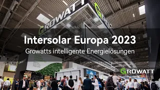 Intersolar Europa 2023: Growatts intelligente Energielösungen