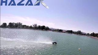 Traxxas X-MAXX hyrdoplane and boat chase