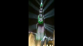 🔥 Burj Khalifa - a grand laser show / Бурдж Халифа - грандиозное лазерное шоу 2018