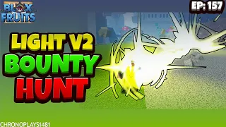 New Light V2 is EPIC in PVP! (Blox Fruits Bounty Hunting)