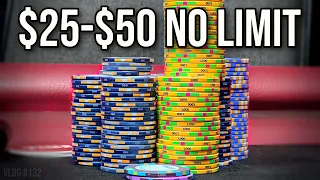 Playing $25-$50 in LA | Poker Vlog #132