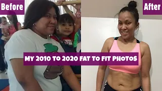 2010 to 2020 Fat to Fit Photos | My WeightLoss Body Transformation