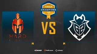 [RU] Hard Legion vs G2 | Map 2: Mirage | Champions Cup Finals