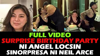 ANGEL LOCSIN 38th BIRTHDAY CELEBRATION SINORPRESA NG ASAWA NIYANG SI NEIL ARCE DIMPLES ROMANA