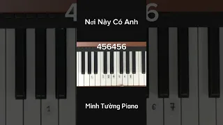 Nơi Này Có Anh - Sơn Tùng MTP (Piano Tutorial) | Minh Tường Piano #shorts #short #piano #sontungmtp