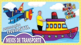 Meios de Transporte para Crianças - Tio André e o Galo Cocó