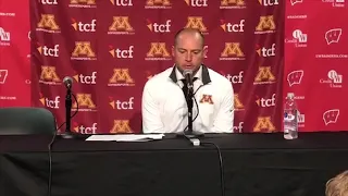 Press Conference: P.J. Fleck on Gophers' 37-15 Win at Wisconsin