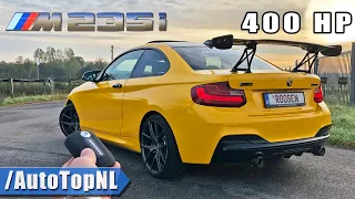 400HP BMW M235i REVIEW on AUTOBAHN [NO SPEED LIMIT] by AutoTopNL
