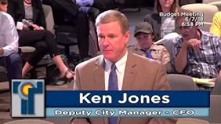 City Council Budget Meeting June 7 2018