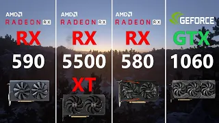 RX 590 vs RX 5500 XT vs RX 580 8GB vs GTX 1060 Test in 7 Games