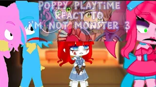 Poppy playtime react to I'm not a monster 3 -Poppy playtime Animation (Blame)