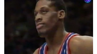 New York Knickerbockers - Detroit Pistons  (NBA 1992 1th round 5th match)