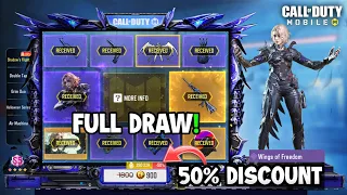 Buying full SHADOW'S FLIGHT Lucky Draw CODM with a huge 50% discount!