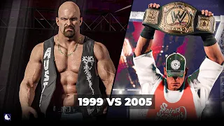 WWF 1999 VS WWE 2005!