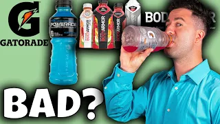 The TRUTH about SPORTS DRINKS (Gatorade, Powerade, Bodyarmor)