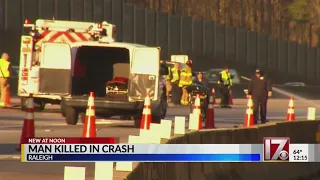 Man hit by vehicle, killed on interstate in Raleigh; no charges filed