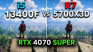 Core i5 13400F vs Ryzen 7 5700X3D | RTX 4070 SUPER | Test In 12 Games | 2024