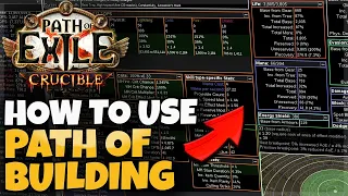 [POE 3.21] Path of Building Guide - How to Use Path of Building - PoB Explained