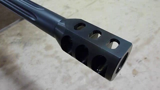 Machining and Oil Bluing a Muzzle Brake