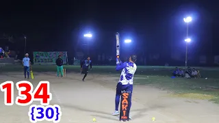 BUNTO BHAI AND SARMAD HAMEED ON FIRE 134 RUNS NEED 30 BALLS BEST BATTING IN TAPE BALL CRICKET