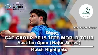 Austrian Open 2015 Highlights: OVTCHAROV Dimitrij vs LI Ping (R 16)