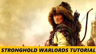 How To Play Stronghold Warlords - Completing The Tutorial Basic Beginner Player Guide New RTS Game