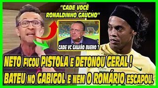 NETO FICOU PISTOLA E DETONOU GERAL, BATEU NO GABIGOL E NEM O ROMÁRIO ESCAPOU !